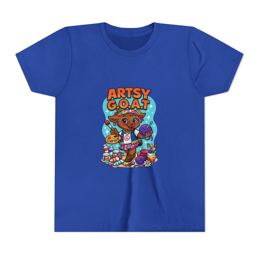 Amber The Artsy G.O.A.T - Youth Short Sleeve Tee