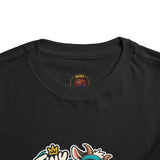 Toddler Tee — "Tiny Hooves Big Moves" The Dancing G.O.A.T Graphic