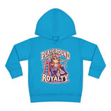 Toddler Hoodie — "Playground Royalty" Crown On, Game On Kids Pullover
