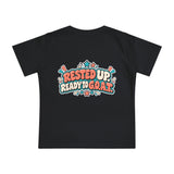 Baby T-Shirt — "Fresh Outta Naptime" Goat Graphic Short Sleeve
