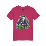 Youth "Locked In Level Up" Gaming T-Shirt — Stay G.O.A.T. Youth Short Sleeve Tee