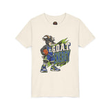 G.O.A.T. Energy Youth Basketball Tee — "Full Court, Full G.O.A.T."