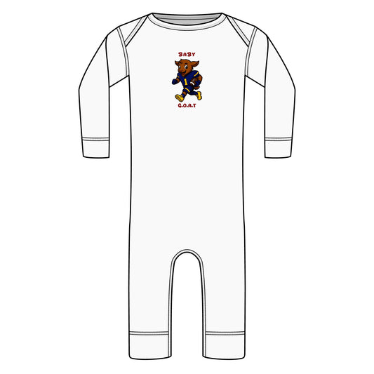 Devon The Touchdown Star In Action - Infant Long Legged Baby Rib Bodysuit