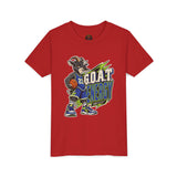 G.O.A.T. Energy Youth Basketball Tee — "Full Court, Full G.O.A.T."