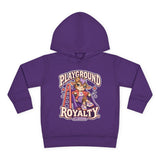 Toddler Hoodie — "Playground Royalty" Crown On, Game On Kids Pullover