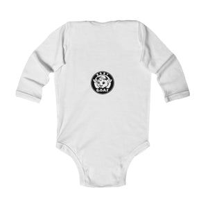 Baby G.O.A.T Classic Edition - Infant Long Sleeve Bodysuit
