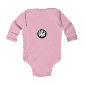 Baby G.O.A.T Classic Edition - Infant Long Sleeve Bodysuit