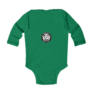 Baby G.O.A.T Classic Edition - Infant Long Sleeve Bodysuit