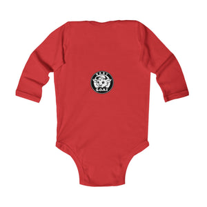 Baby G.O.A.T Classic Edition - Infant Long Sleeve Bodysuit