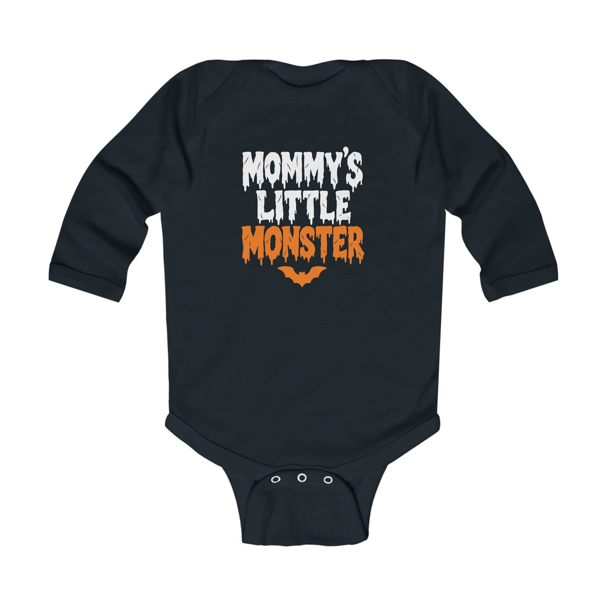 Infant Bodysuit - "Mommy's Little Monster" Halloween Baby Onesie