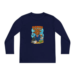 Tomas The Business G.O.A.T - Youth Long Sleeve Competitor Tee