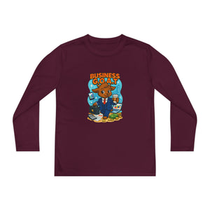 Tomas The Business G.O.A.T - Youth Long Sleeve Competitor Tee