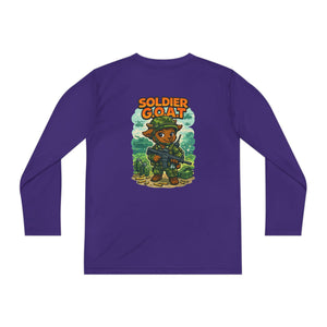 AJ The Soldier G.O.A.T - Youth Long Sleeve Competitor Tee