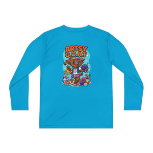Amber The Artsy G.O.A.T - Youth Long Sleeve Competitor Tee