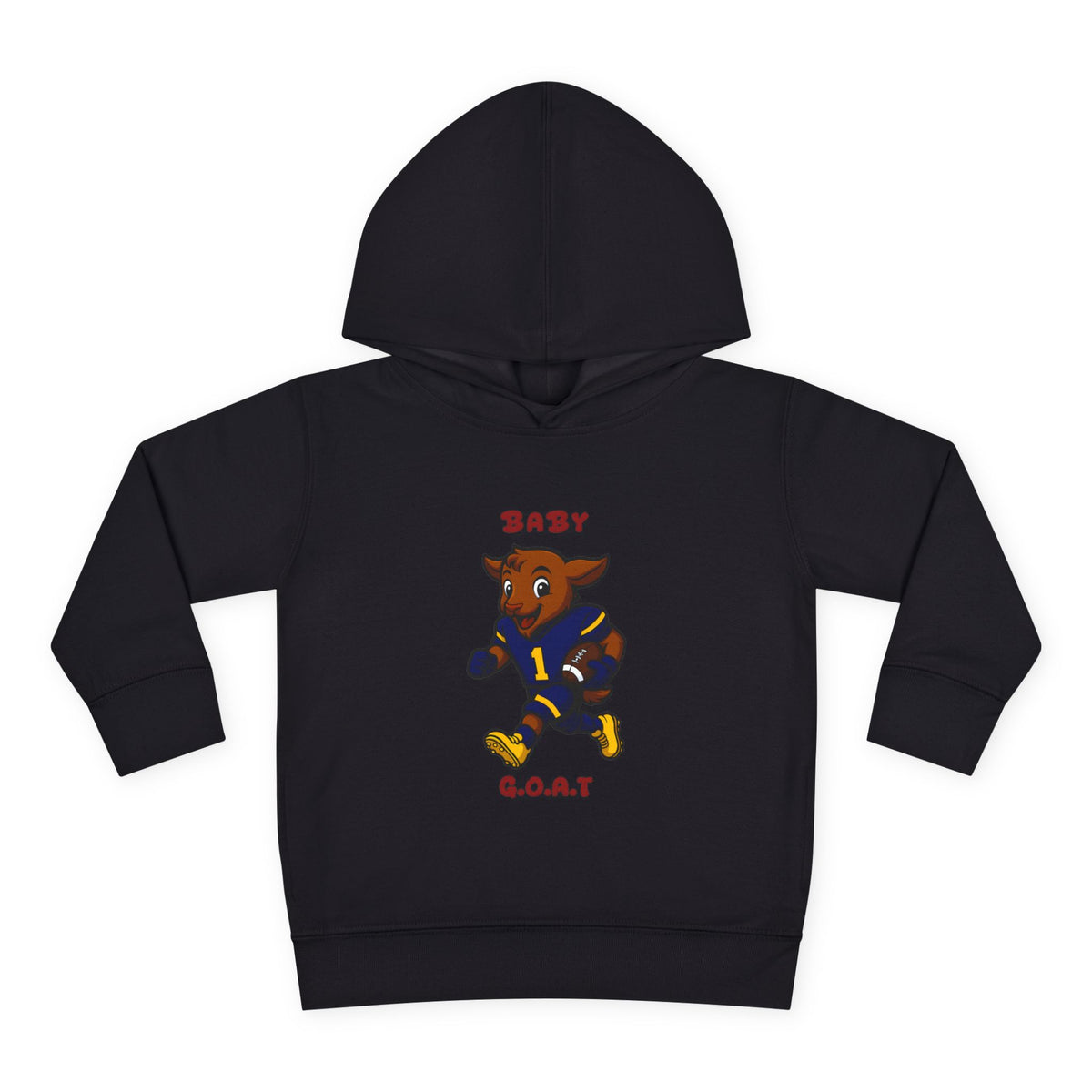 Devon The Touchdown Star In Action - Toddler Pullover Fleece Hoodie