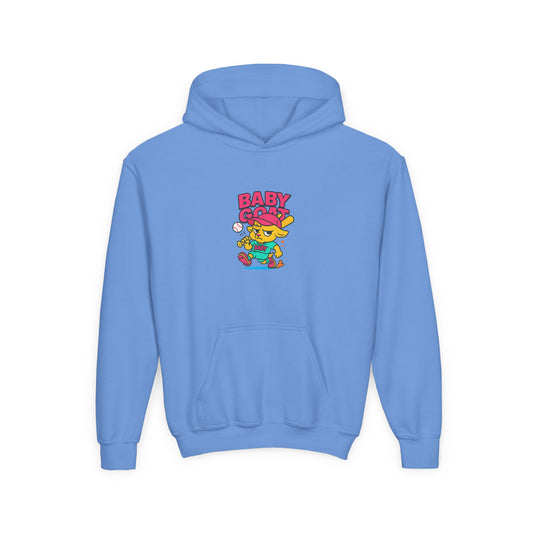 Erin The Slugger - Youth Heavy Blend Hooded Sweatshirt