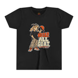 Youth T-Shirt — "No Cap All Goat" Youth Short Sleeve T-Shirt