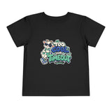 Toddler Tee — "Too Cool for Timeout" Goat Graphic Short Sleeve Shirt