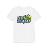 Youth "Locked In Level Up" Gaming T-Shirt — Stay G.O.A.T. Youth Short Sleeve Tee