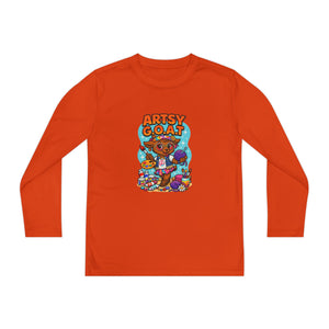 Amber The Artsy G.O.A.T - Youth Long Sleeve Competitor Tee