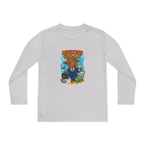 Tomas The Business G.O.A.T - Youth Long Sleeve Competitor Tee
