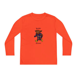 Devon The Touchdown Star In Action - Youth Long Sleeve Competitor Tee