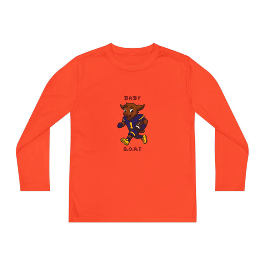Devon The Touchdown Star In Action - Youth Long Sleeve Competitor Tee
