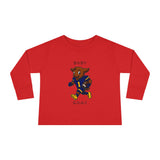 Devon The Touchdown Star In Action - Toddler Long Sleeve Tee