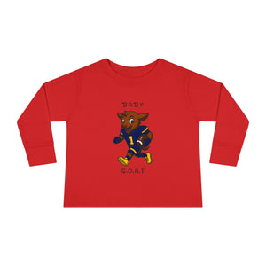 Devon The Touchdown Star In Action - Toddler Long Sleeve Tee