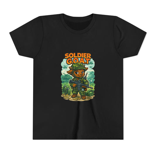 AJ The Soldier G.O.A.T - Youth Short Sleeve Tee