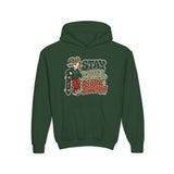Youth Hoodie — "Stay Chill, Move Different" Skate G.O.A.T (Chill Mode G.O.A.T. Mindset) Youth Heavy Blend Hooded Sweatshirt