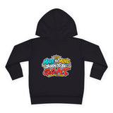 Toddler Hoodie — 'Tiny Hooves Big Moves' The Dancing G.O.A.T Kids Pullover