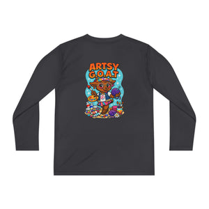 Amber The Artsy G.O.A.T - Youth Long Sleeve Competitor Tee
