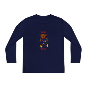 Devon The Touchdown Star In Action - Youth Long Sleeve Competitor Tee