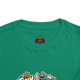 Toddler Tee — "Tiny Hooves Big Moves" The Dancing G.O.A.T Graphic