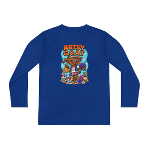 Amber The Artsy G.O.A.T - Youth Long Sleeve Competitor Tee