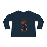 Devon The Touchdown Star In Action - Toddler Long Sleeve Tee