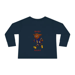 Devon The Touchdown Star In Action - Toddler Long Sleeve Tee