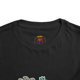 Toddler Tee — "Too Cool for Timeout" Goat Graphic Short Sleeve Shirt