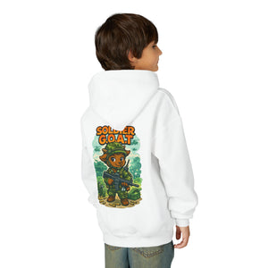 AJ The Soldier G.O.A.T - Youth Heavy Blend Hooded Sweatshirt