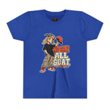Youth T-Shirt — "No Cap All Goat" Youth Short Sleeve T-Shirt
