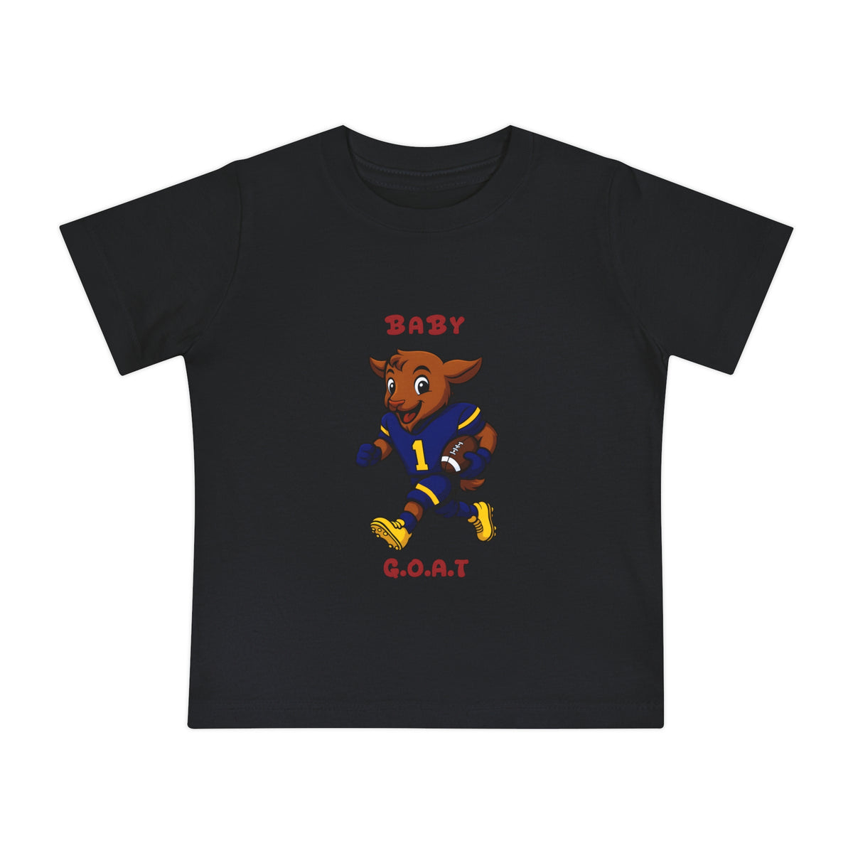 Devon The Touchdown Star In Action - Baby Short Sleeve T-Shirt