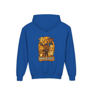 Baby G.O.A.T. Youth Hoodie — Cute Cartoon Goat Kids Sweatshirt