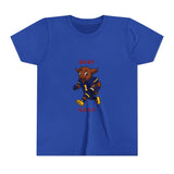 Devon The Touchdown Star In Action - Youth Short Sleeve Tee