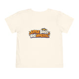 Toddler T-Shirt — "Snack Boss" Cute Character Shirt Toddler Short Sleeve Tee ("Little Boss, Big Appetite")