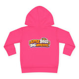 Toddler Hoodie — "Snack Boss" Cute Cartoon Pullover (Little Boss, Big Appetite)