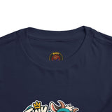 Toddler Tee — "Tiny Hooves Big Moves" The Dancing G.O.A.T Graphic