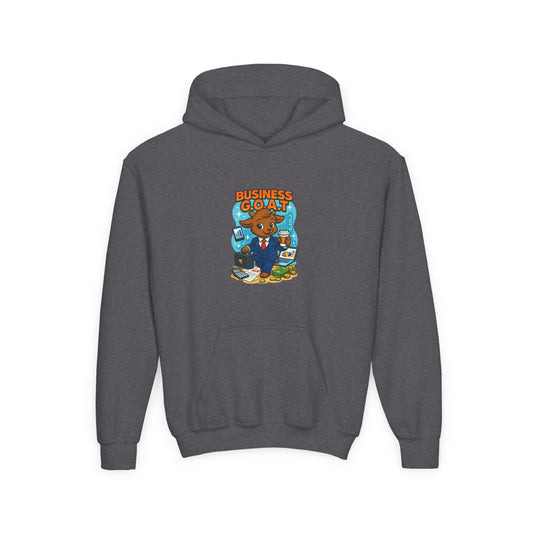 Tomas The Business G.O.A.T - Youth Heavy Blend Hooded Sweatshirt