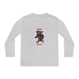 Devon The Touchdown Star In Action - Youth Long Sleeve Competitor Tee