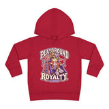 Toddler Hoodie — "Playground Royalty" Crown On, Game On Kids Pullover